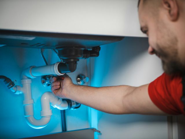 Voorbeeld: de leidingen onder een lavabo